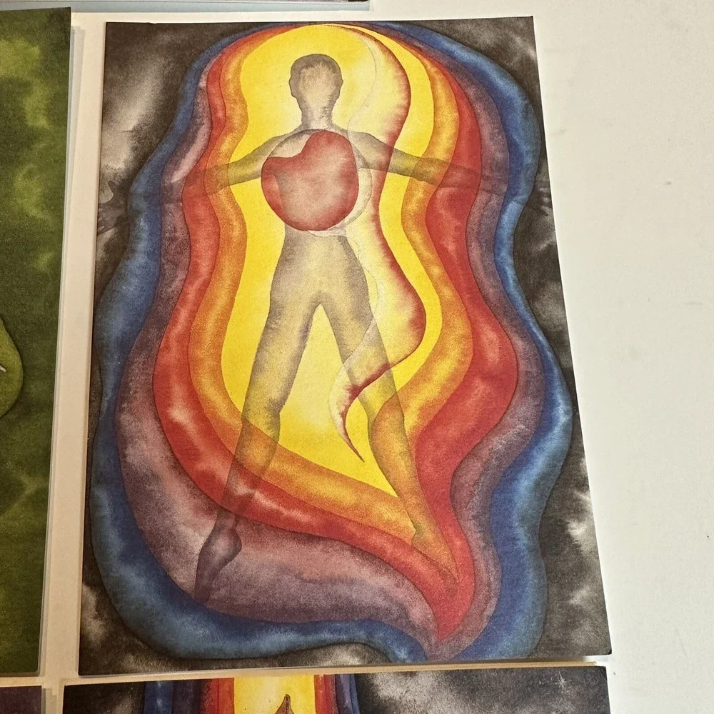 Nuttman SM Contemplation 1-6 Abstract Art Blank Note Cards Unused